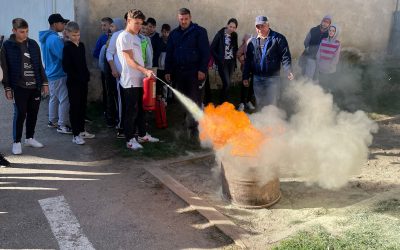 Exercițiu simulare incendiu.